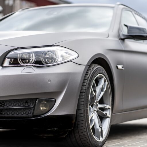 Grey automotive vehicle