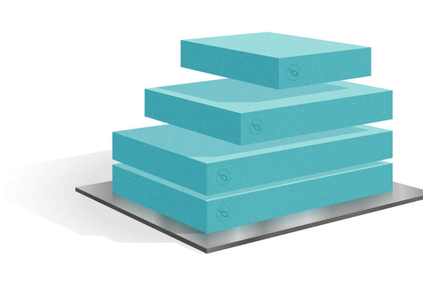 Blocking-up service. Blocks of materials stacked up