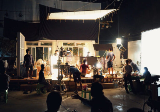 Filming set